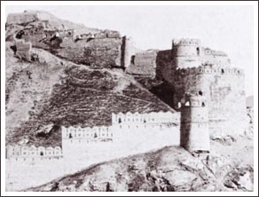 Bala Hissar photographed by John Burke in 1879