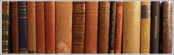 A shelf of books from the collection