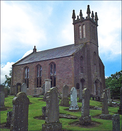 Clunie Church, photographed by Garen Ewing, June 2002