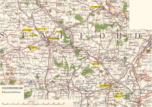 Locations: Staffordshire in 1898 (click to enlarge in new window)