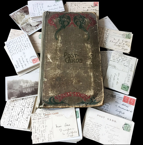 Minnie Lees' postcard collection