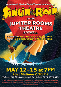 Singin' in the Rain poster example