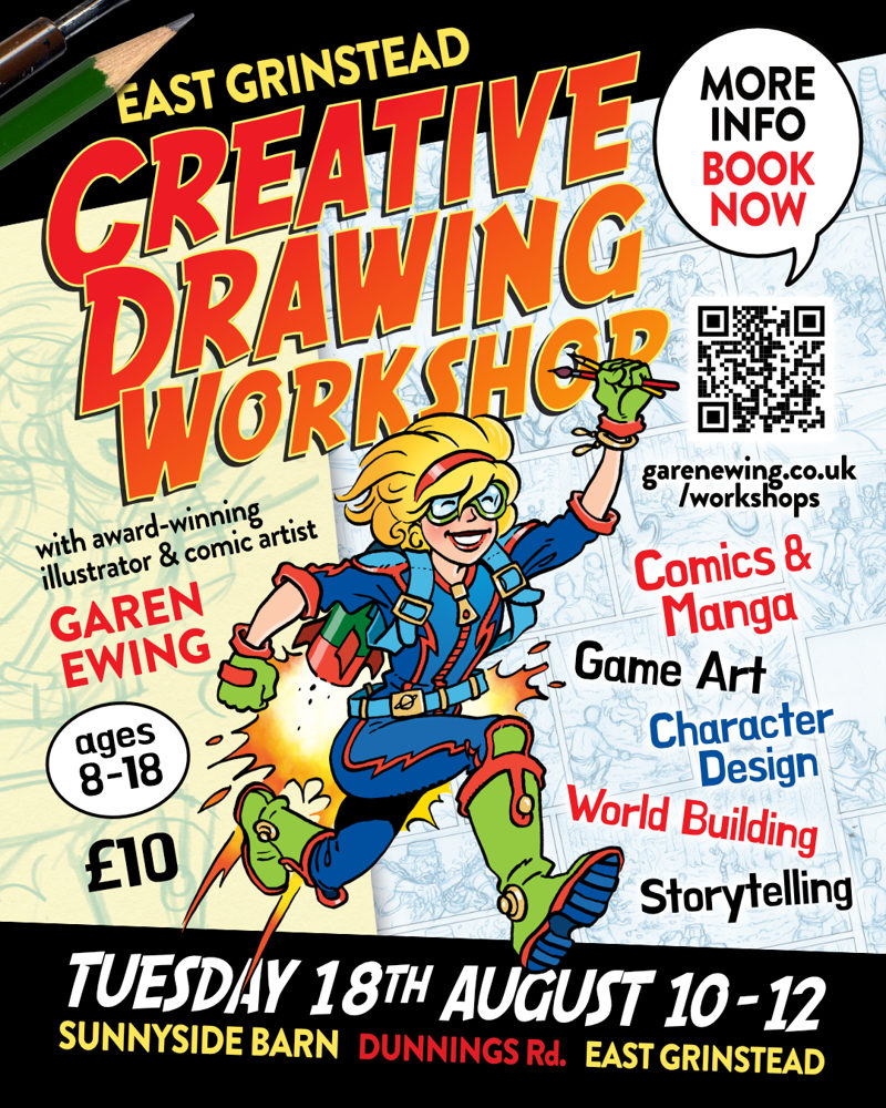 Creative Drawing Workshop flyer