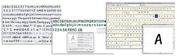 creating a font
