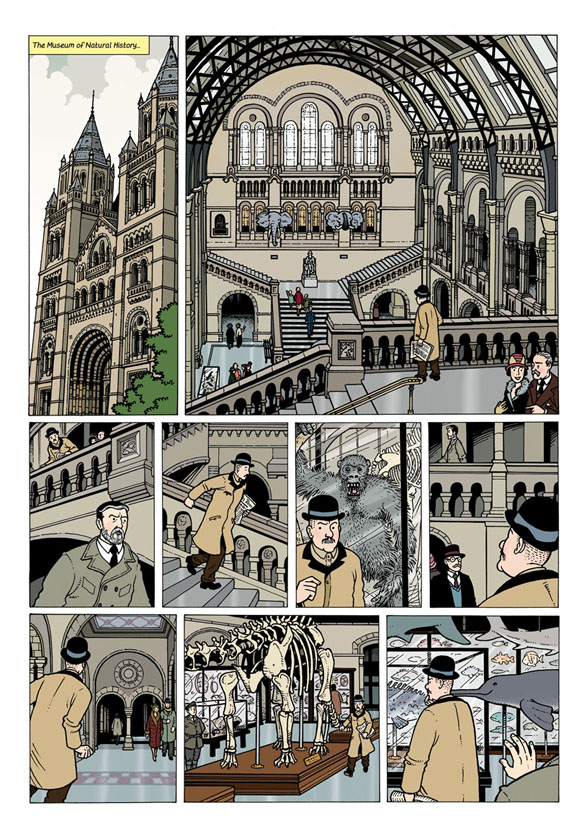 Natural History Museum scene