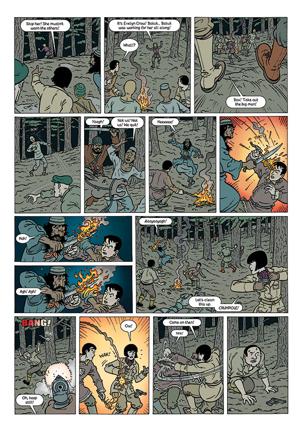 a page from The Rainbow Orchid
