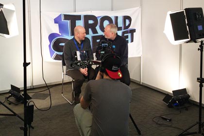 Garen interviewed for Danish television